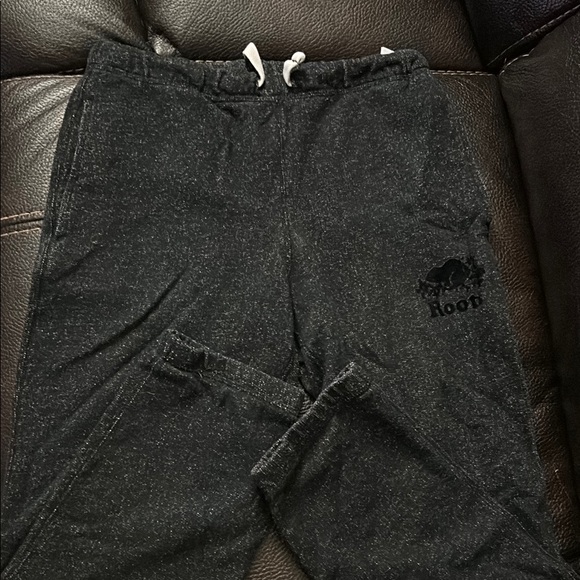 Roots Black Kids Sweatpants - Picture 1 of 3